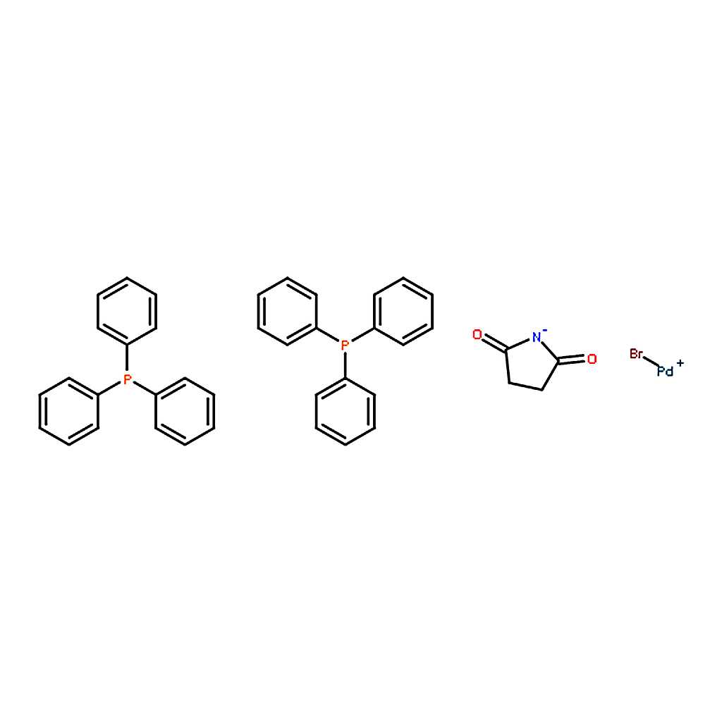 RHAWN BROMOBIS(PH3P)(N-SUCCINIMIDE)PD(II)