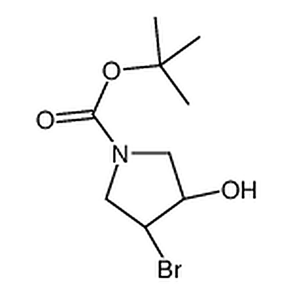 RHAWN (3R,4R)-tert-Butyl 3-bromo-4-hydroxypyrrolidine-1-carboxylate