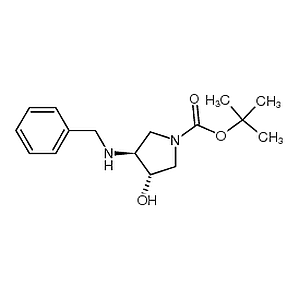 RHAWN (3S,4S)-tert-Butyl 3-(benzylamino)-4-hydroxypyrrolidine-1-carboxylate