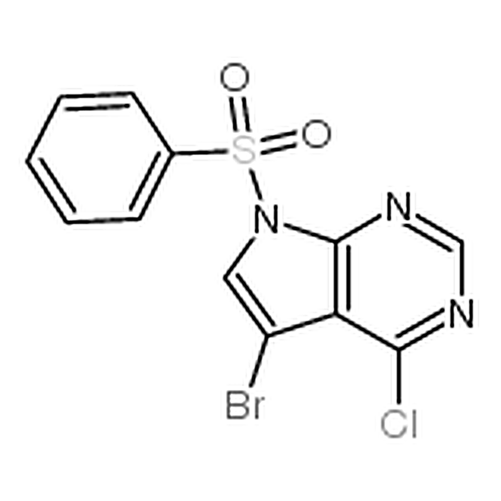 RHAWN 5-Bromo-4-chloro-7-(phenylsulfonyl)-7H-pyrrolo[2，3-d]pyrimidine