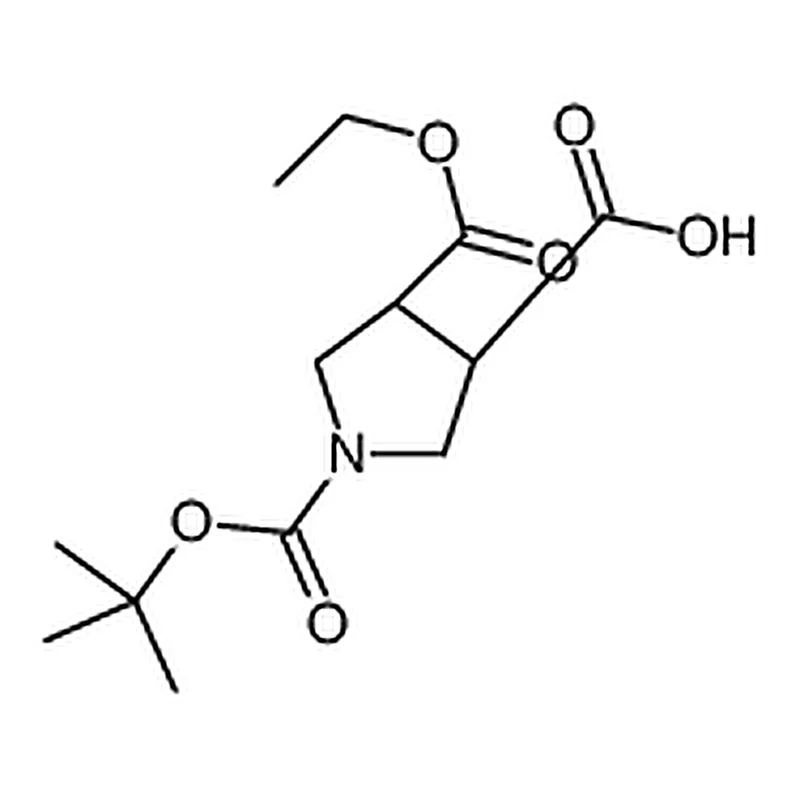 RHAWN trans-1-(tert-Butoxycarbonyl)-4-(ethoxycarbonyl)pyrrolidine-3-carboxylic acid