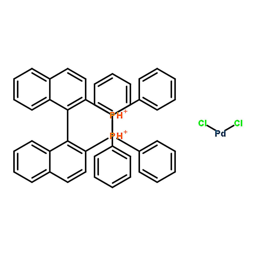 RHAWN DICHLORO[2，2▽-BIS(DIPHENYLPHOSPHINO)-1，1▽-BINAPHTHYL]PALLADIUM(II)