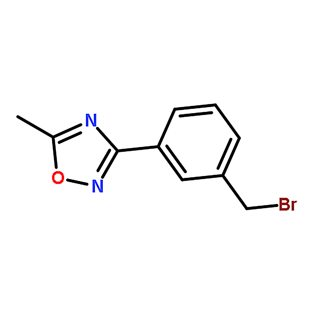 RHAWN 3-(3-(Bromomethyl)phenyl)-5-methyl-1,2,4-oxadiazole