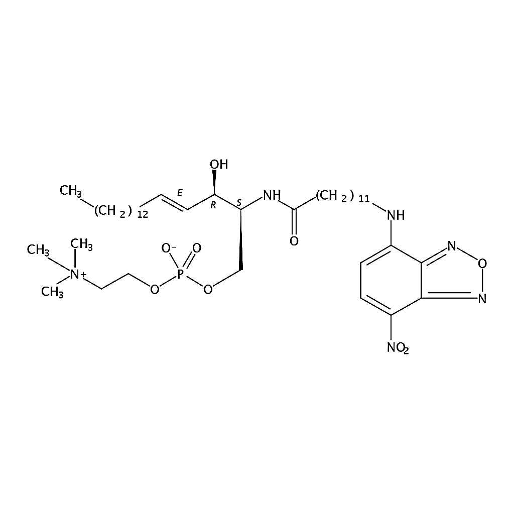 RHAWN N-[12-[(7-nitro-2-1,3-benzoxadiazol-4-yl)amino]dodecanoyl]-sphingosine-1-phosphocholine
