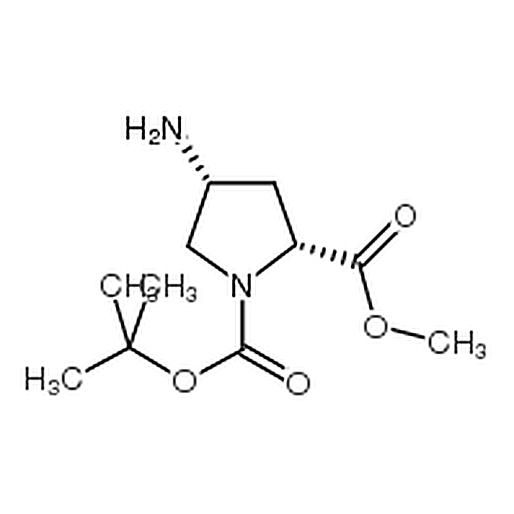 RHAWN (2R,4S)-1-tert-Butyl 2-methyl 4-aminopyrrolidine-1,2-dicarboxylate