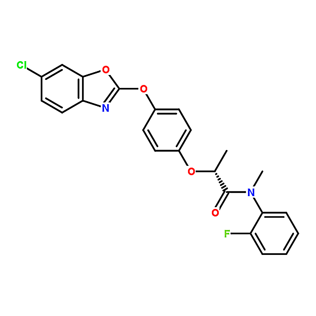 RHAWN 2-[4-(6-Chlorobenzo[d]oxazol-2-yloxy)phenoxy]-N-(2-fluorophenyl)-N-methylpropionamide
