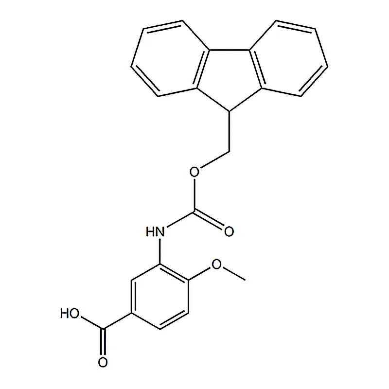 RHAWN 3-((((9H-Fluoren-9-yl)methoxy)carbonyl)amino)-4-methoxybenzoic acid