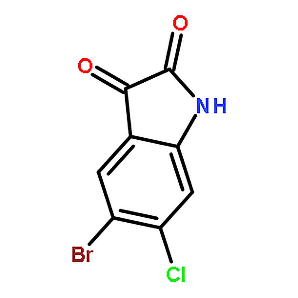 RHAWN 5-Bromo-6-Chloro-1H-Indole-2，3-Dione