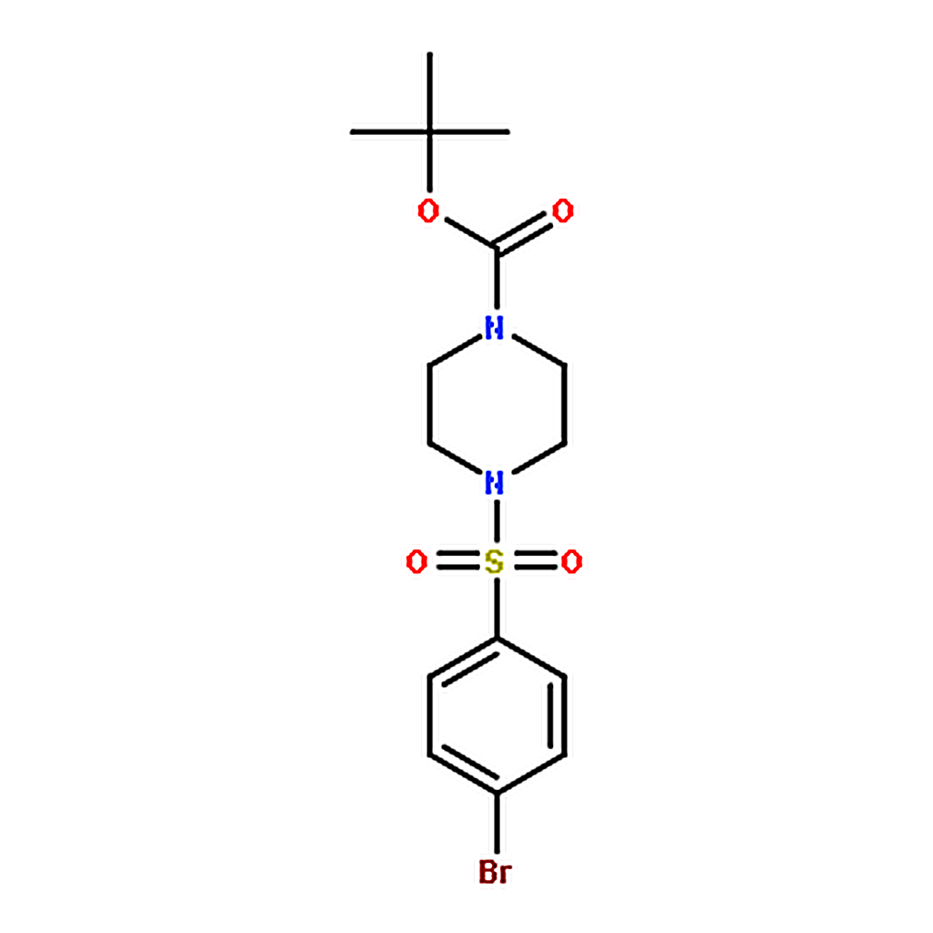 RHAWN tert-Butyl 4-((4-bromophenyl)sulfonyl)piperazine-1-carboxylate