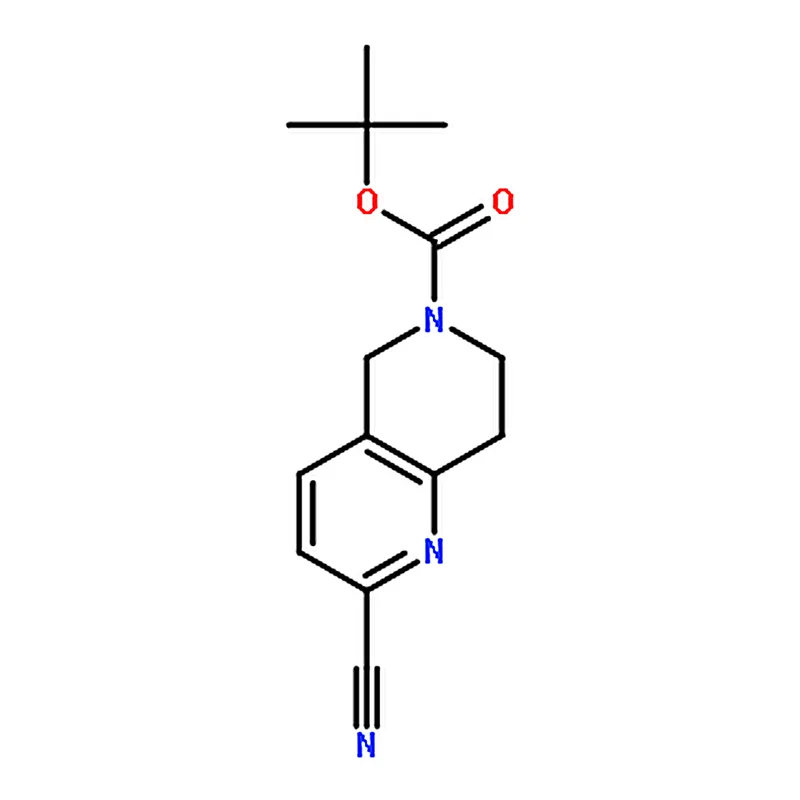RHAWN 6-Boc-5,6,7,8-tetrahydro-1,6-naphthyridine-2-carbonitrile