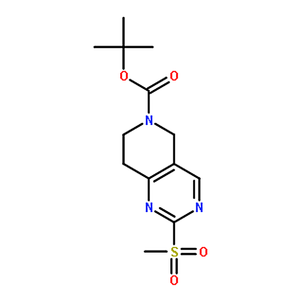 RHAWN tert-Butyl 7，8-dihydro-2-(methylsulfonyl)pyrido[4，3-d]pyrimidine-6(5H)-carboxylate