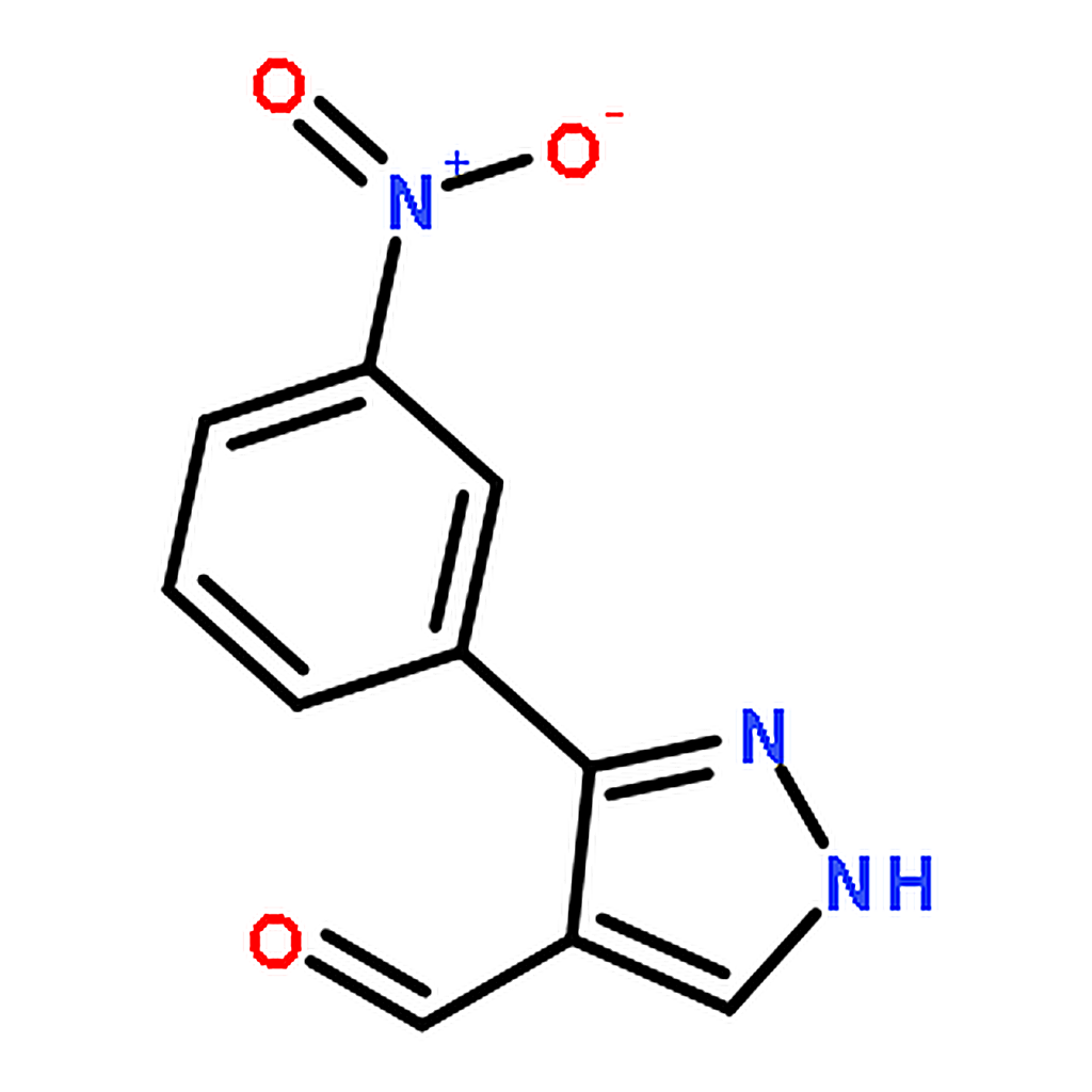 RHAWN 3-(3-nitrophenyl)-1H-pyrazole-4-carbaldehyde