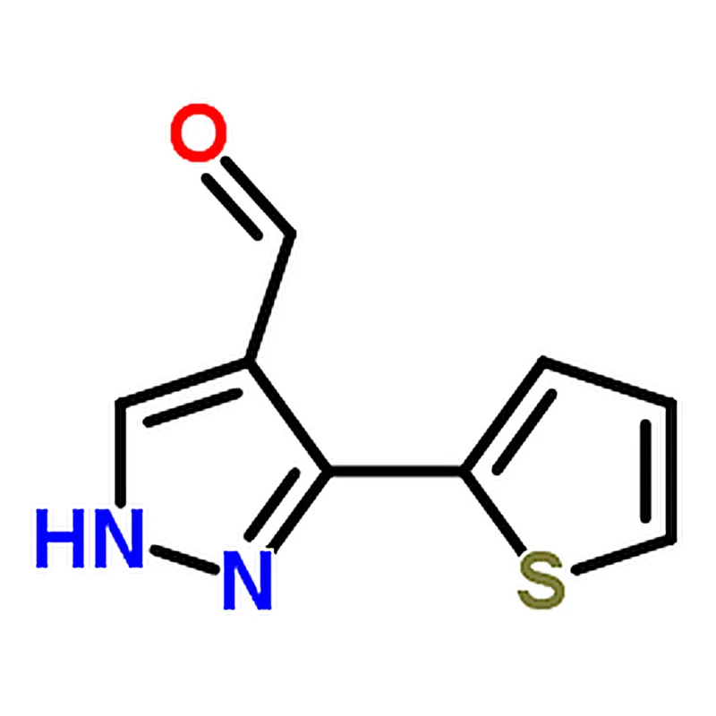 RHAWN 3-(Thiophen-2-yl)-1H-pyrazole-4-carbaldehyde