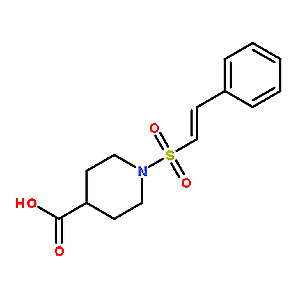 RHAWN (E)-1-(Styrylsulfonyl)piperidine-4-carboxylic acid