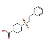 RHAWN (E)-1-(Styrylsulfonyl)piperidine-4-carboxylic acid