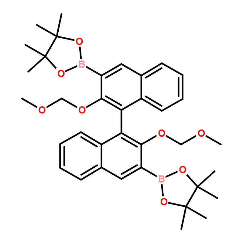 RHAWN (R)-2,2'-Bis(methoxymethoxy)-1,1'-binaphthyl-3,3'-diboronic Acid Pinacol Ester