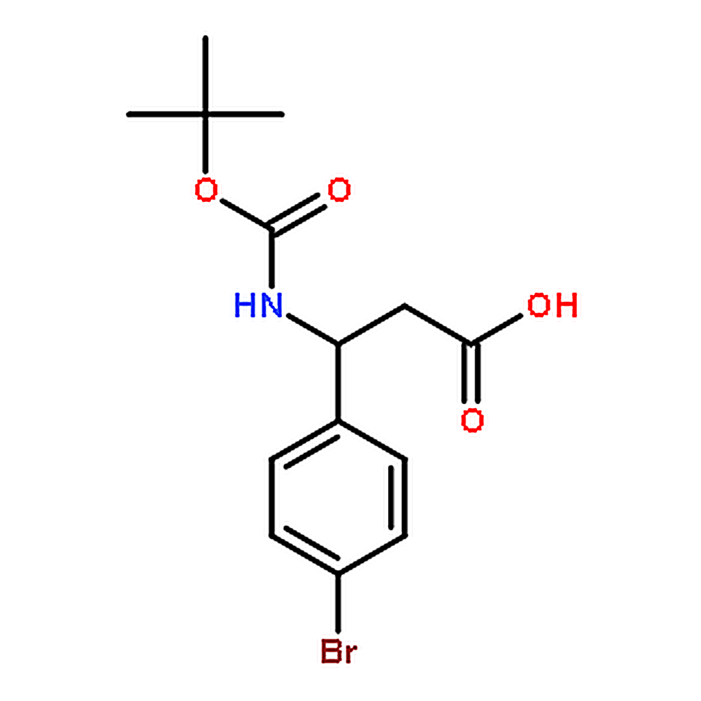 RHAWN (S)-3-(4-Bromophenyl)-3-((tert-butoxycarbonyl)amino)propanoic acid