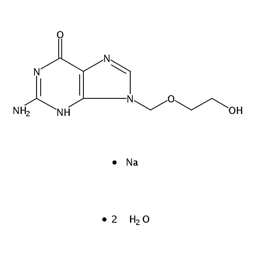 RHAWN Sodium 2-((2-amino-6-oxo-1H-purin-9(6H)-yl)methoxy)ethanolate dihydrate