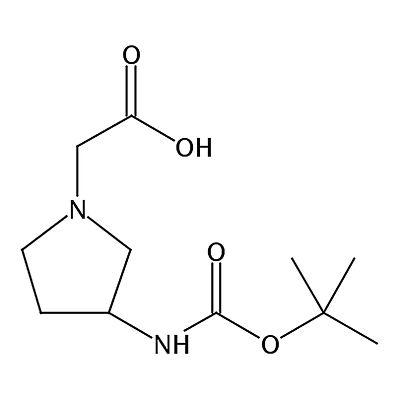 RHAWN 2-(3-((Tert-butoxycarbonyl)amino)pyrrolidin-1-yl)aceticacid