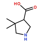RHAWN 4,4-Dimethylpyrrolidine-3-carboxylicacid