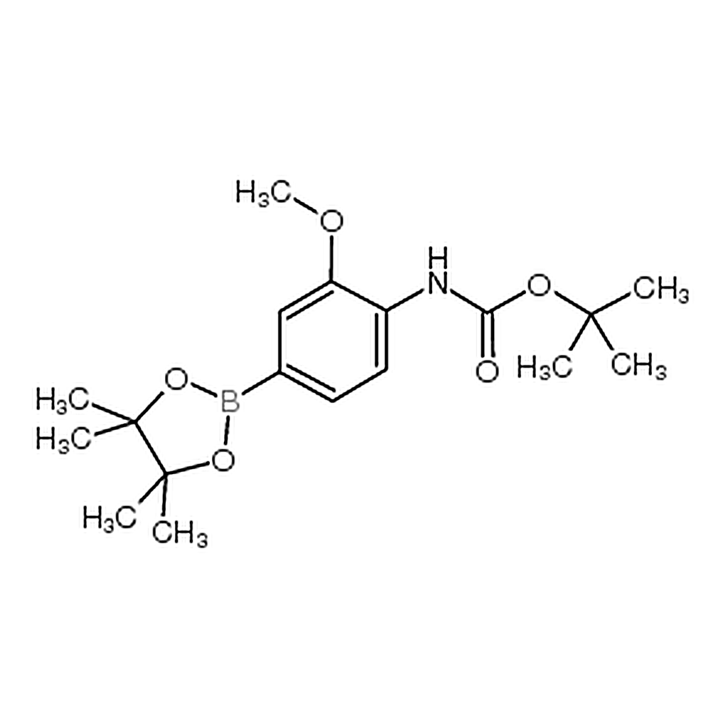 RHAWN tert-Butyl (2-methoxy-4-(4,4,5,5-tetramethyl-1,3,2-dioxaborolan-2-yl)phenyl)carbamate