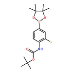 RHAWN tert-Butyl 2-fluoro-4-(4,4,5,5-tetramethyl-1,3,2-dioxaborolan-2-yl)phenylcarbamate