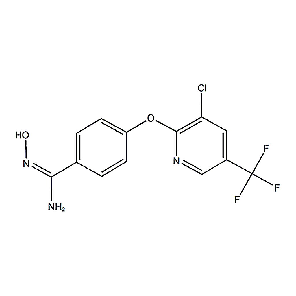 RHAWN (E)-4-{[3-chloro-5-(trifluoromethyl)pyridin-2-yl]oxy}-N’-hydroxybenzene-1-carboximidamide