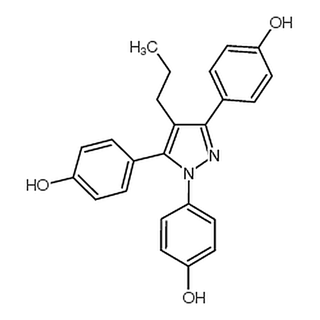 RHAWN 4，4'，4''-(4-Propyl-1H-pyrazole-1，3，5-triyl)triphenol