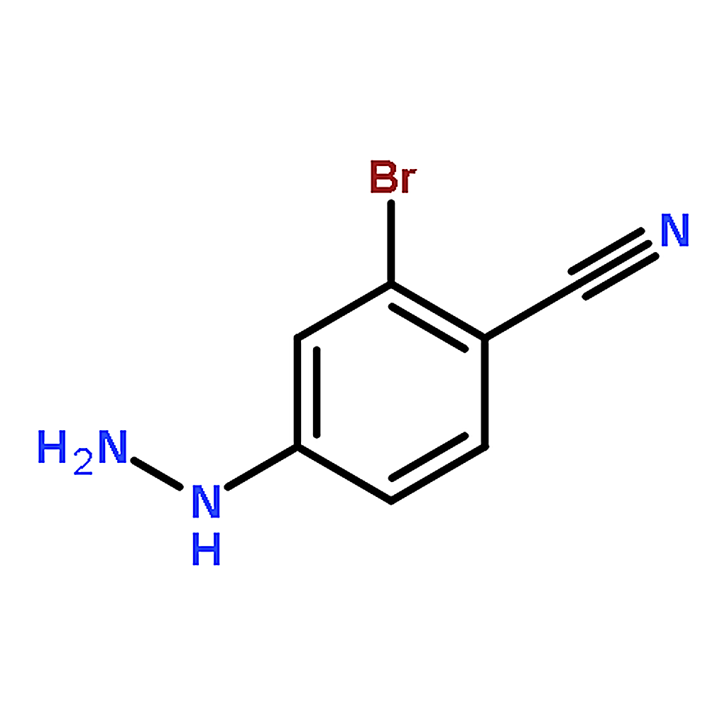 RHAWN 2-Bromo-4-hydrazinylbenzonitrile