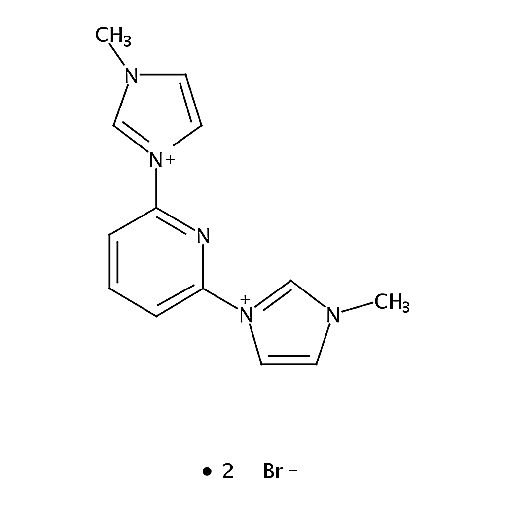 RHAWN 1,1'-(2,6-Pyridinediyl)bis(3-methylimidazolium) Dibromide