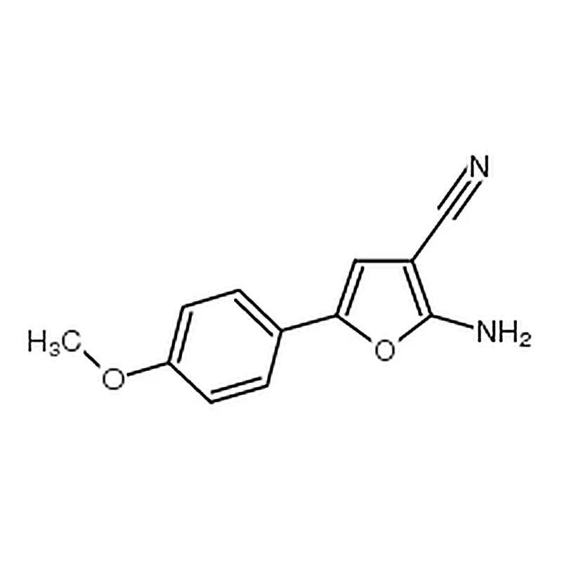 RHAWN 2-Amino-5-(4-methoxyphenyl)furan-3-carbonitrile