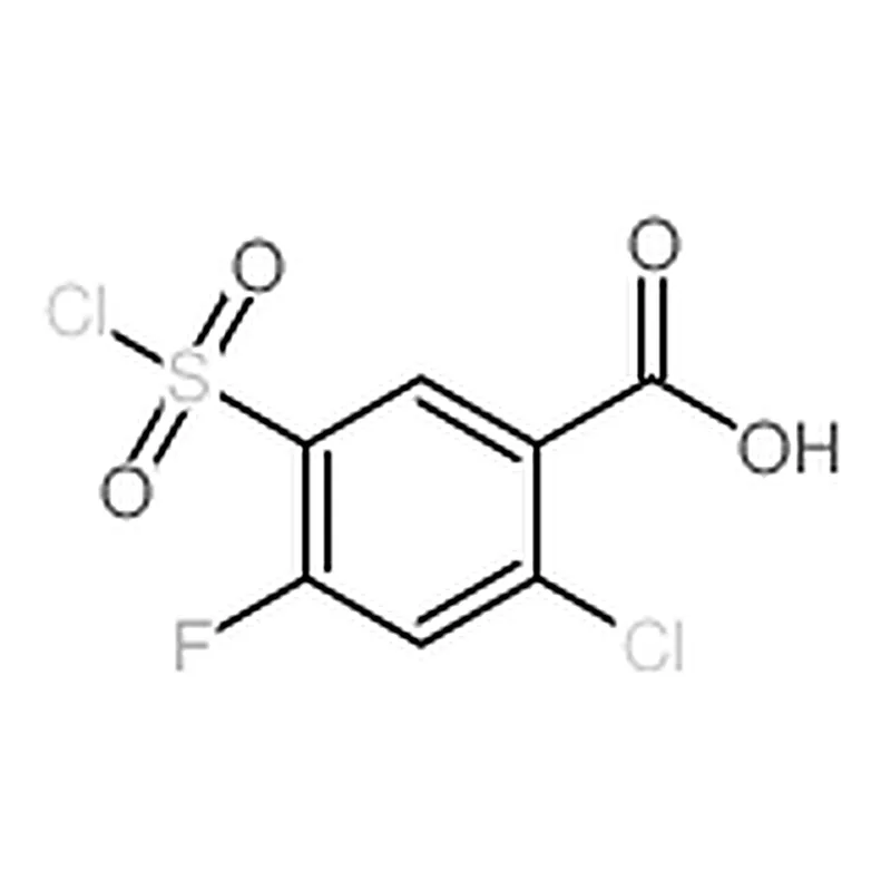 RHAWN 2-CHLORO-5-CHLOROSULFONYL-4-FLUOROBENZOIC ACID
