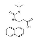 RHAWN 3-((tert-Butoxycarbonyl)amino)-3-(naphthalen-1-yl)propanoic acid