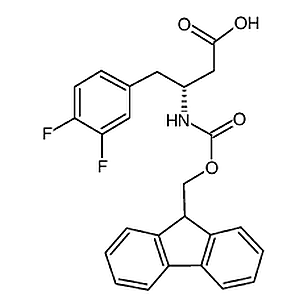 RHAWN (R)-3-((((9H-Fluoren-9-yl)methoxy)carbonyl)amino)-4-(3,4-difluorophenyl)butanoic acid