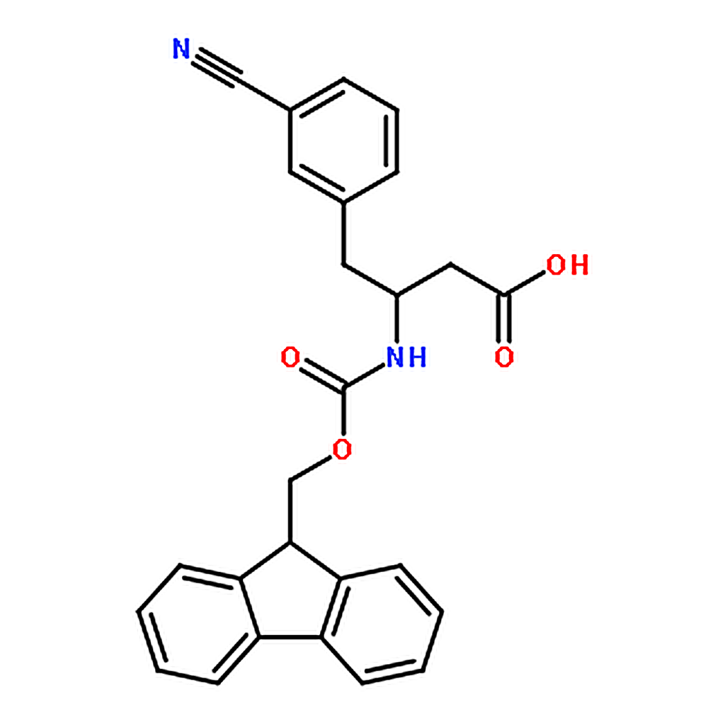 RHAWN (R)-3-((((9H-Fluoren-9-yl)methoxy)carbonyl)amino)-4-(3-cyanophenyl)butanoic acid