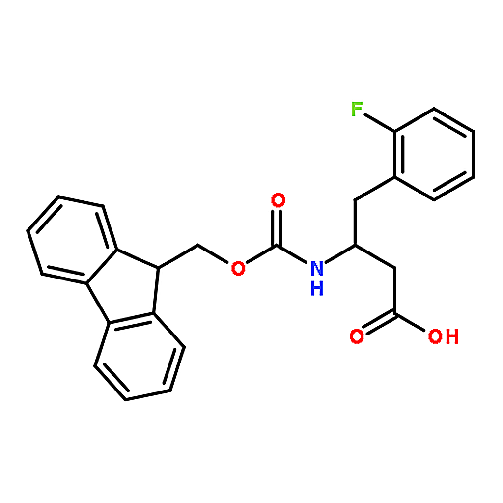 RHAWN (S)-3-((((9H-Fluoren-9-yl)methoxy)carbonyl)amino)-4-(2-fluorophenyl)butanoic acid