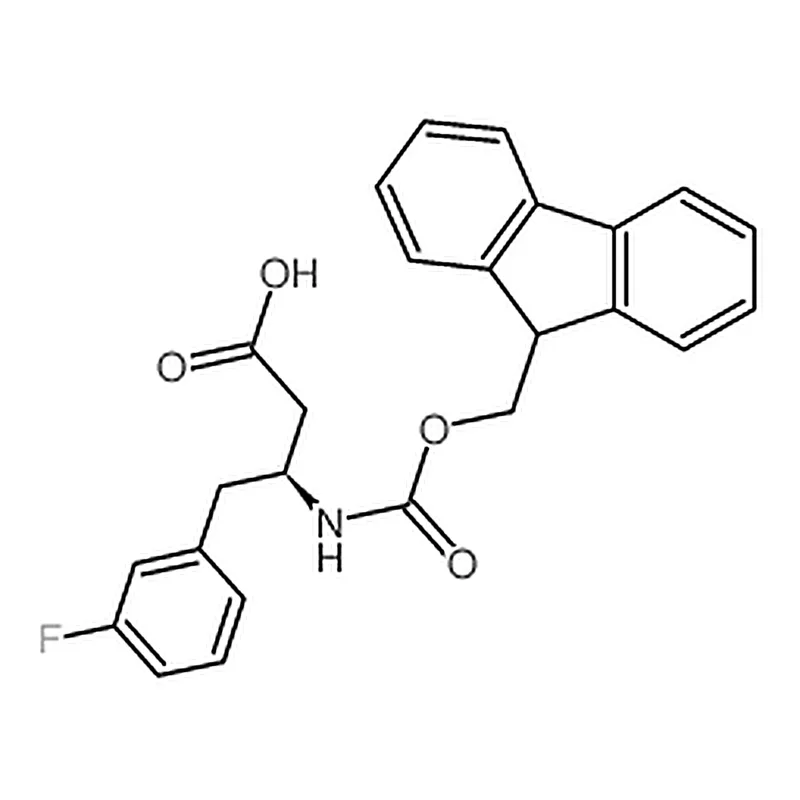 RHAWN (S)-3-((((9H-Fluoren-9-yl)methoxy)carbonyl)amino)-4-(3-fluorophenyl)butanoic acid