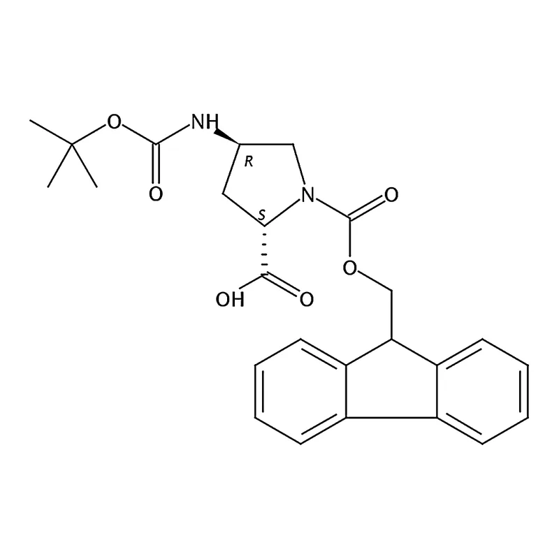 RHAWN (2S,4R)-1-(((9H-Fluoren-9-yl)methoxy)carbonyl)-4-((tert-butoxycarbonyl)amino)pyrrolidine-2-c