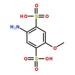 RHAWN 2-Amino-5-methoxybenzene-1,4-disulfonic acid