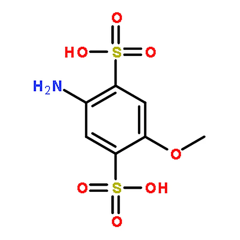 RHAWN 2-Amino-5-methoxybenzene-1,4-disulfonic acid