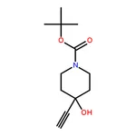 RHAWN tert-butyl 4-ethynyl-4-hydroxypiperidine-1-carboxylate