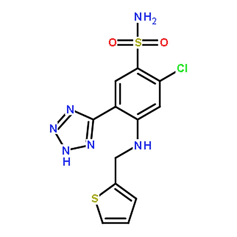 RHAWN 2-Chloro-5-(2H-tetrazol-5-yl)-4-((thiophen-2-ylmethyl)amino)benzenesulfonamide