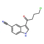 RHAWN 3-(4-Chloro-1-oxobutyl)indole-5-carbonitrile