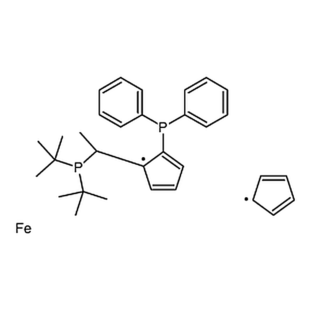 RHAWN (S)-1-[(R{p})-2-(Diphenylphosphino)ferrocenyl]ethyldi-tert-butylphosphine