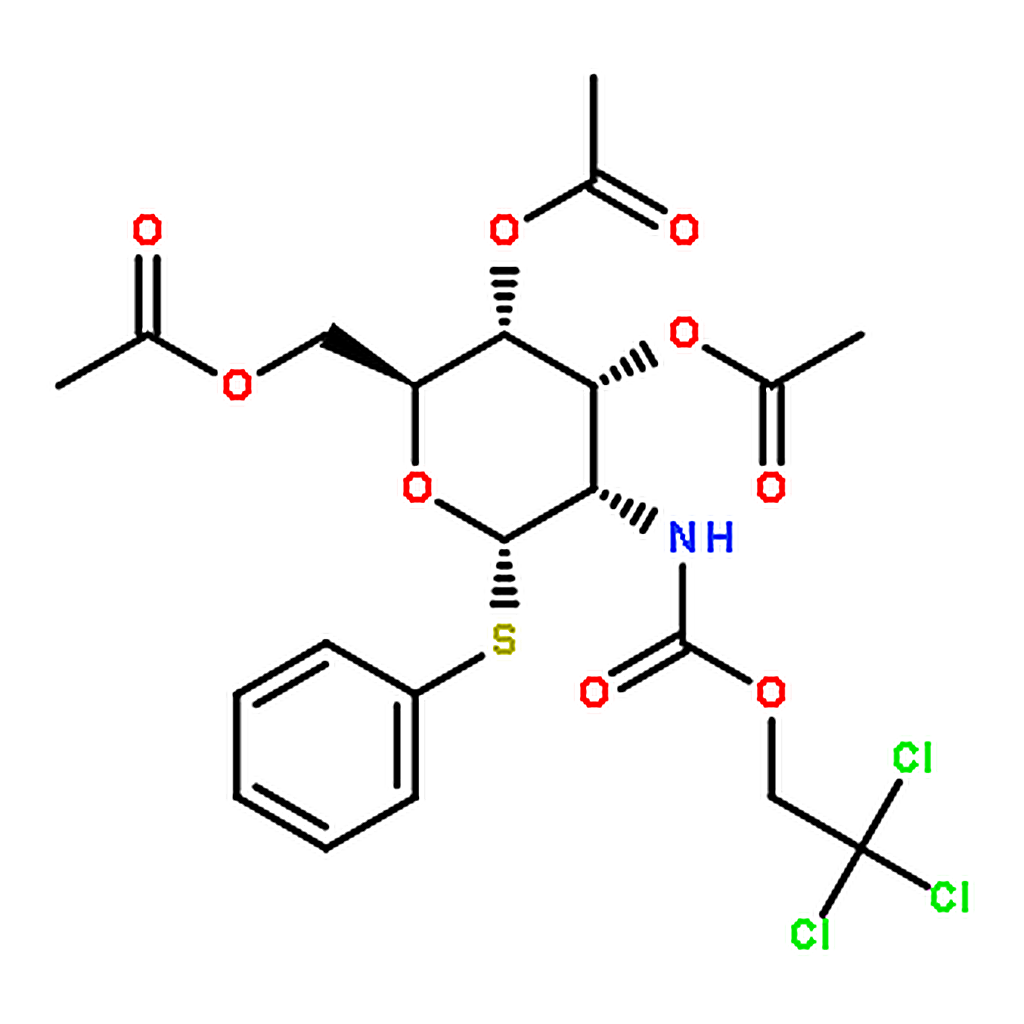 RHAWN Phenyl 3,4,6-Tri-<i>O</i>-acetyl-2-deoxy-1-thio-2-(2,2,2-trichloroethoxyformamido)-&beta;-<s