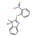 RHAWN 3-Bromo-3-methyl-2-(2-nitrophenylthio)-3H-indole