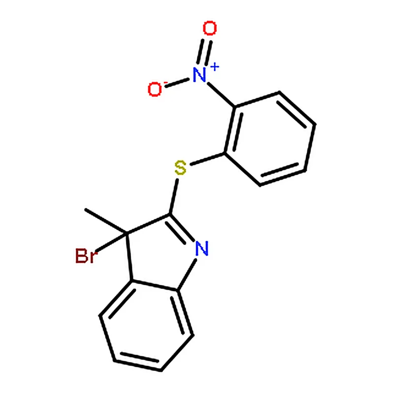 RHAWN 3-Bromo-3-methyl-2-(2-nitrophenylthio)-3H-indole