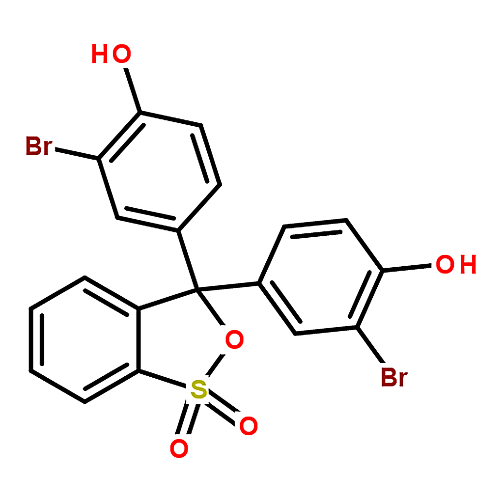 RHAWN 2-bromo-4-[3-(3-bromo-4-hydroxyphenyl)-1,1-dioxo-2,1┡<sup>6</sup>-benzoxathiol-3-yl]phenol