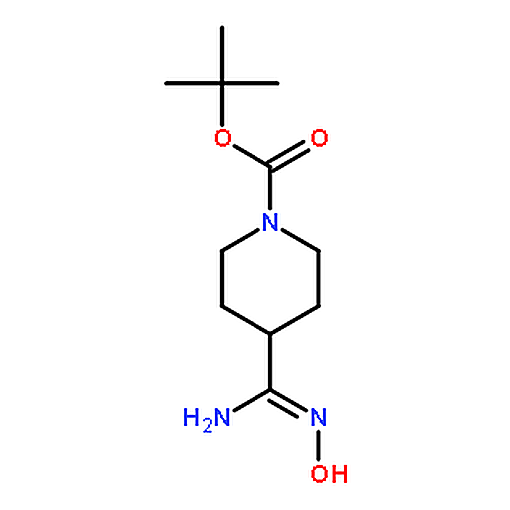 RHAWN tert-Butyl 4-(N-hydroxycarbamimidoyl)piperidine-1-carboxylate