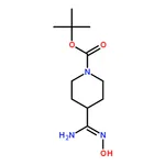 RHAWN tert-Butyl 4-(N-hydroxycarbamimidoyl)piperidine-1-carboxylate